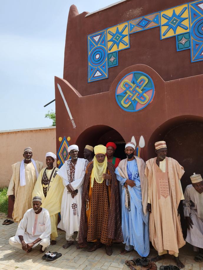 Emir portrait inside Gidan
