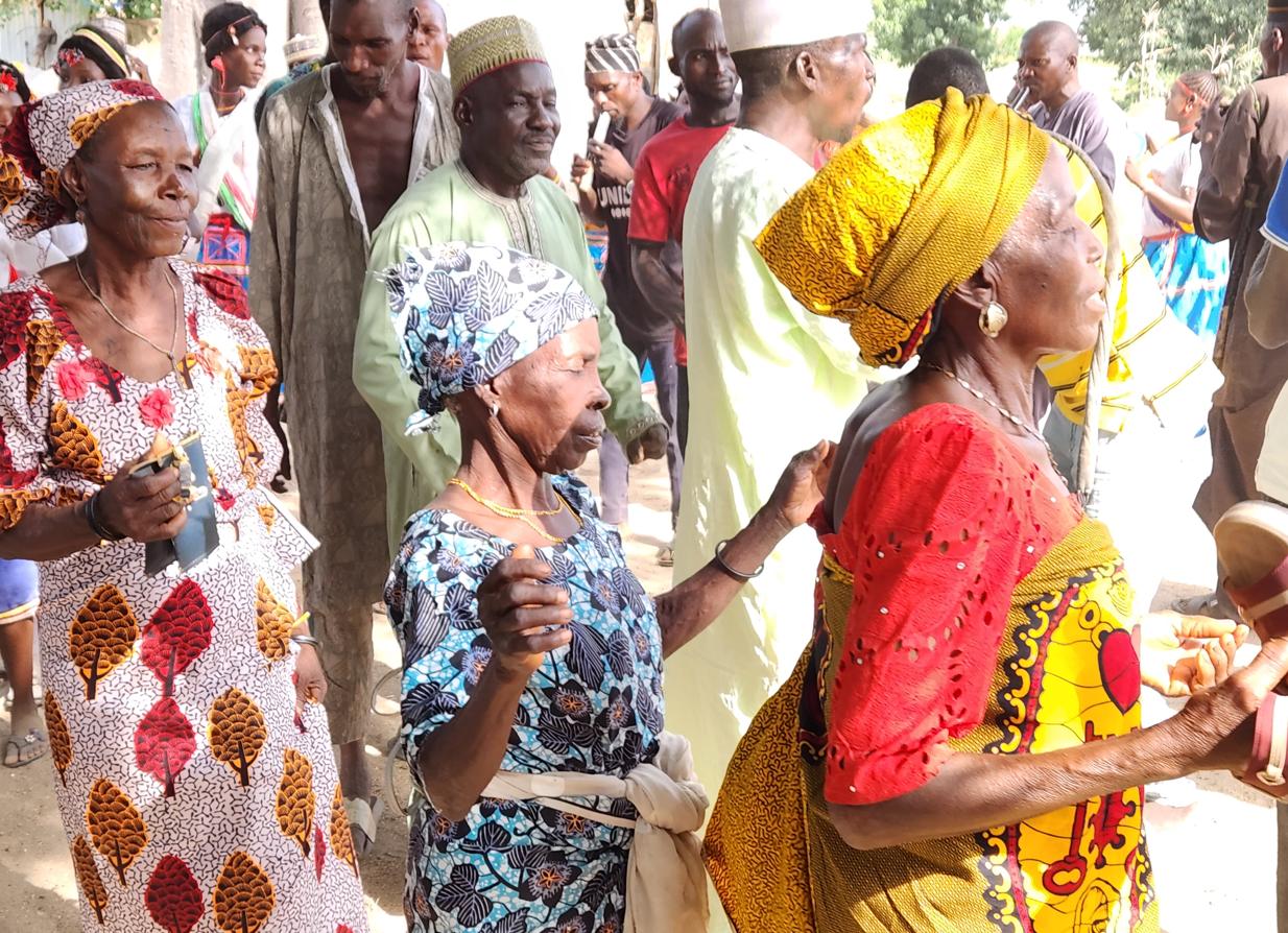 Zul community gathered