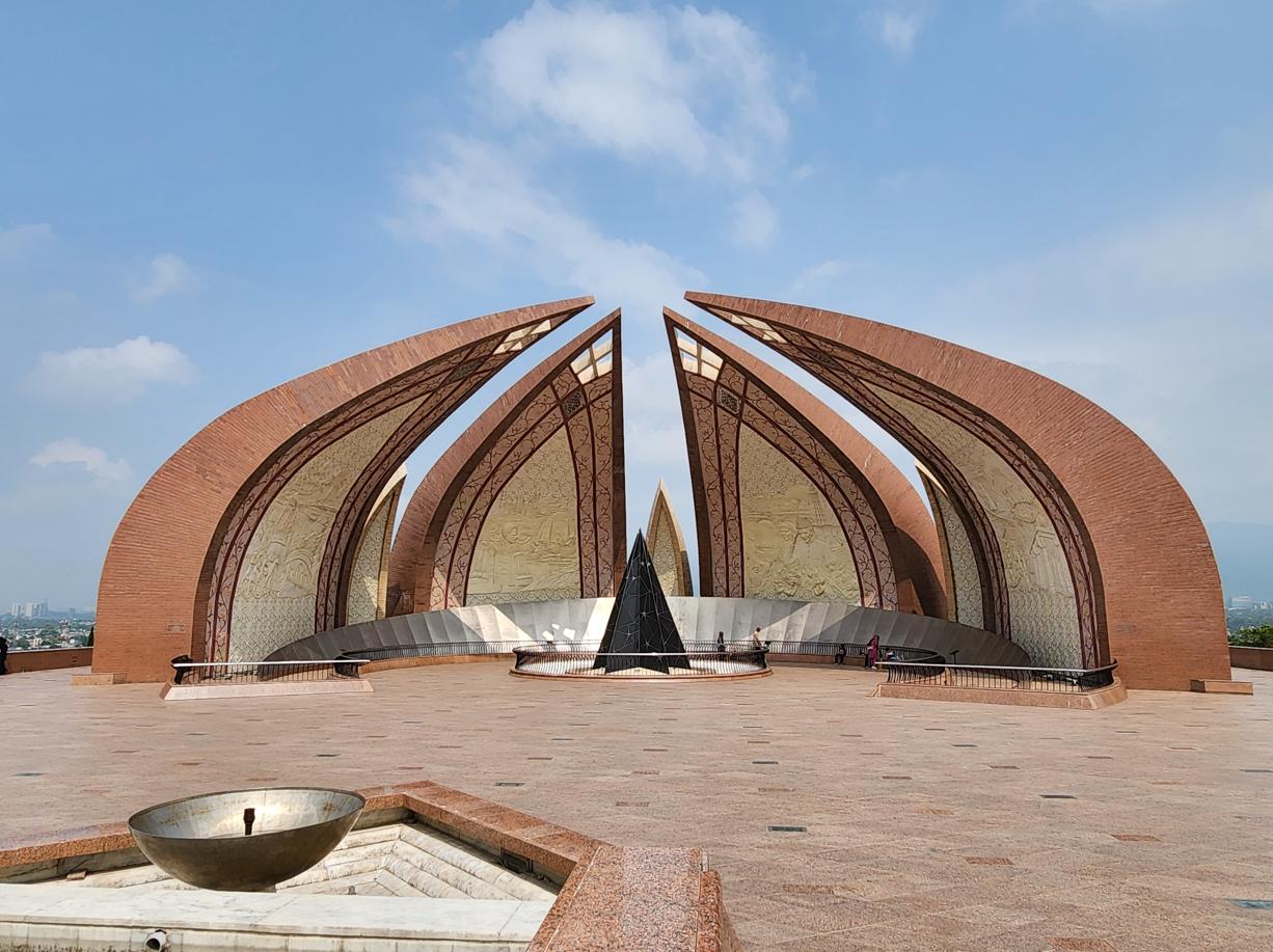 Pakistan Monument Sunset Overview
