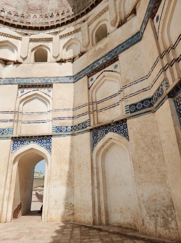 Courtyard View of Archways