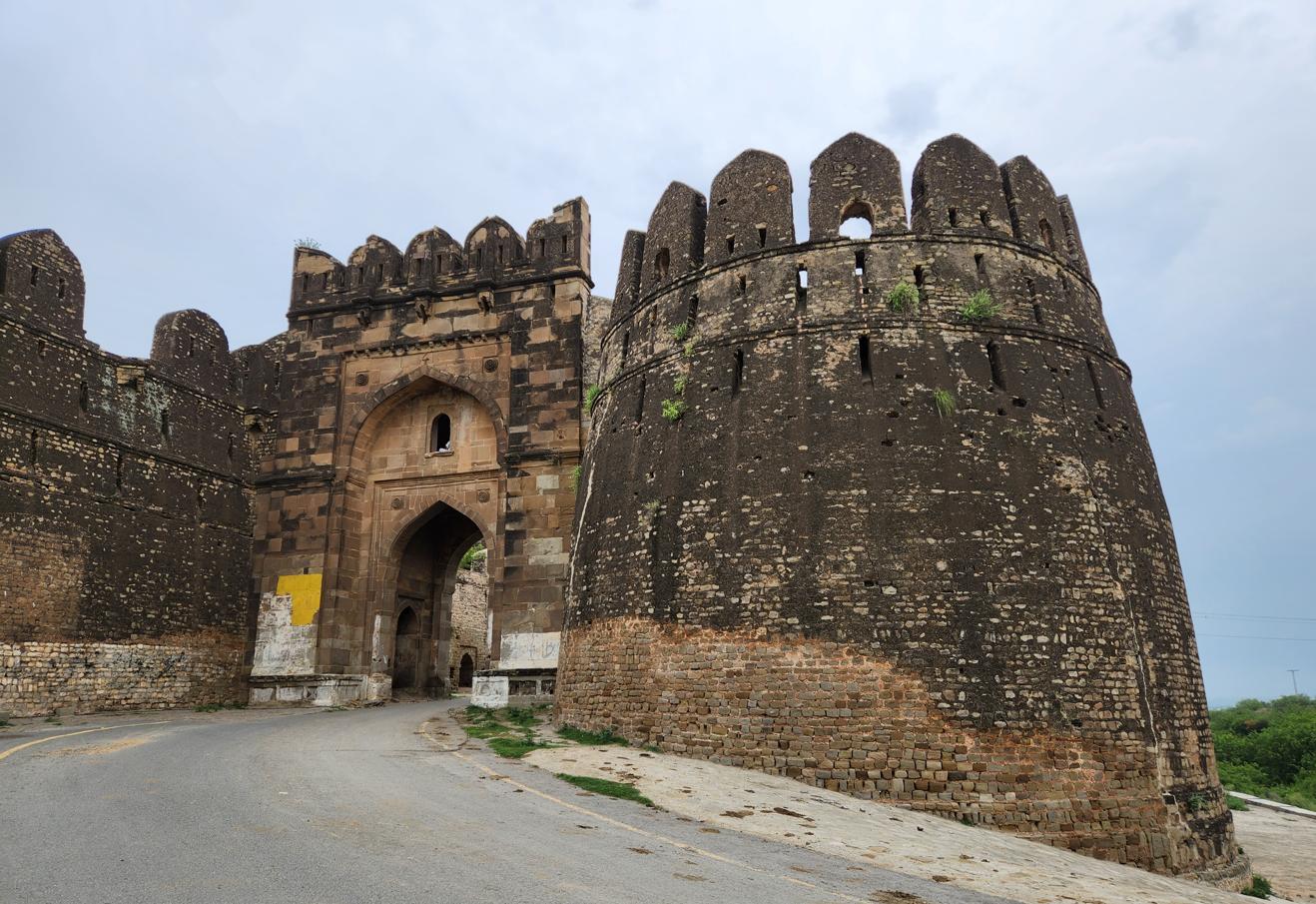 Rohtas Fort wall