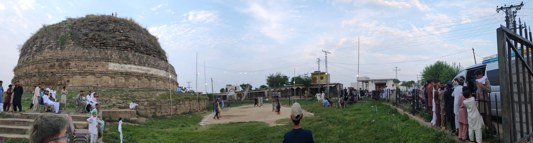 Stupa from distance