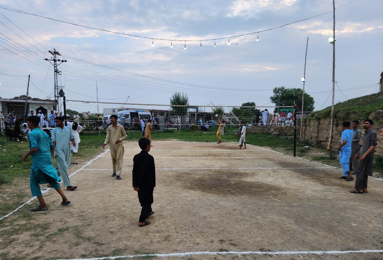 Local village volleyball