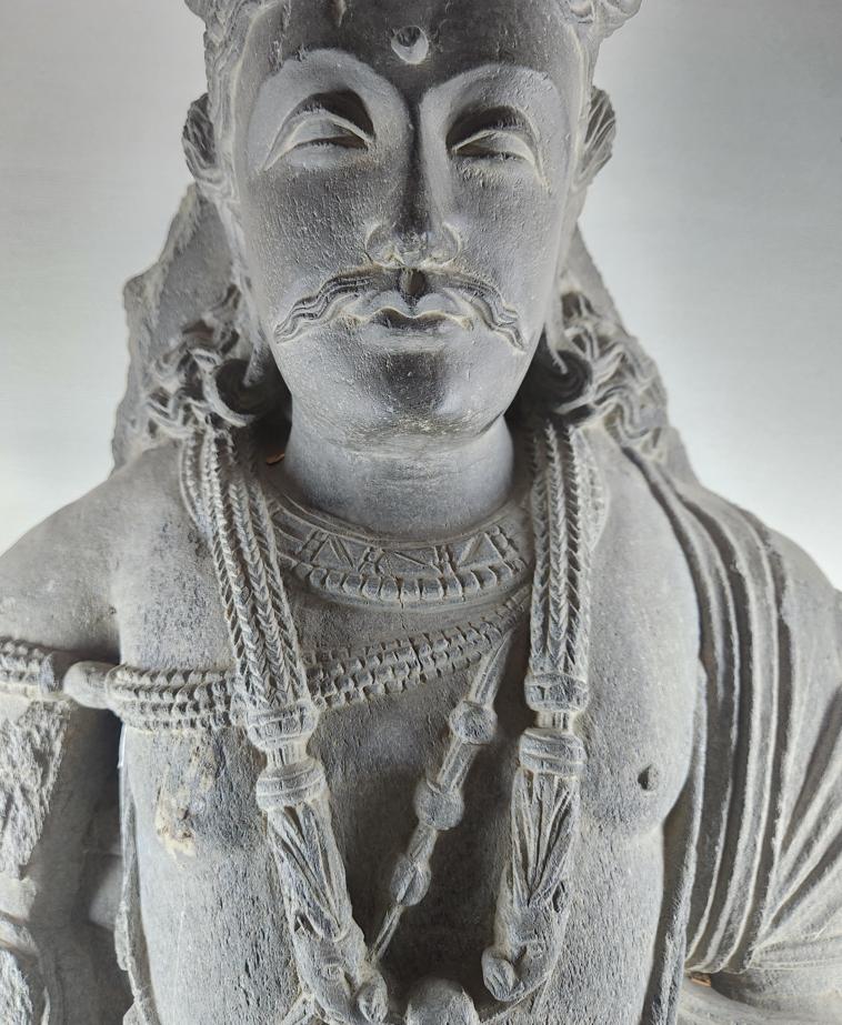 Stone sculpture face